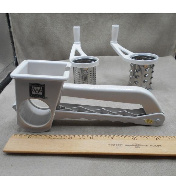 Cooking Club of America Roatry Cheese Grater Shredder 2 Blades Only - Picture 2 of 8